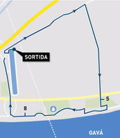 Recorrido de la tercera edici&oacute;n de la Marat&oacute;n del Mediterr&aacute;neo (28 de Octubre de 2007)